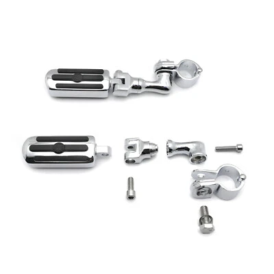Chrome Streamliner Crâne Repose-Pied 3 " Kit 1 1/4 " Montage Pour Honda GL1800 - Photo 1/4