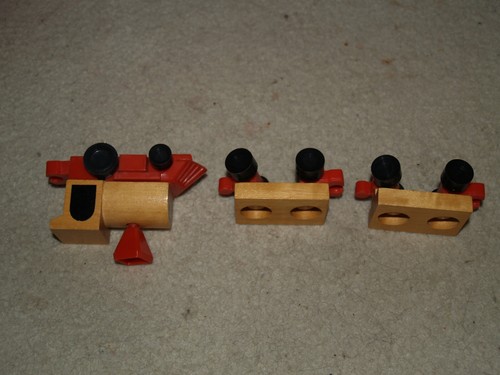 1974 Mattel Putt Putt Little People Zug Motor & 2x Autos - Bild 2 von 8