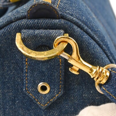 Chanel Blue Denim 2way Duffle Handbag 194648 | eBay