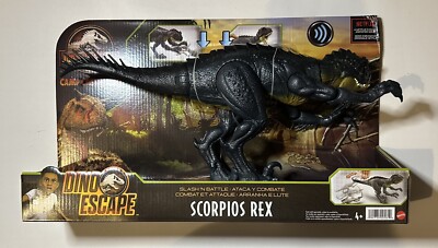 Jurassic World Slash 'n Battle Stinger Dinosaur Scorpios Rex Figure