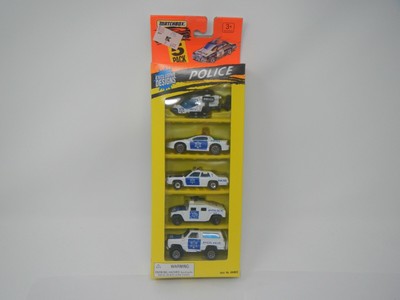 matchbox police 5 pack