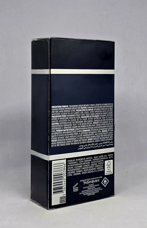 KOUROS 100ml EDT FOR MEN BY YSL YVES SAINT LAURENT 100% Genuine Sealed - image 2 of 4