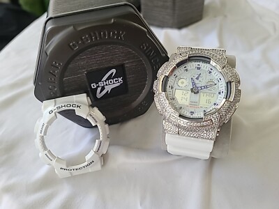 G-SHOCK 5081 GA-100A ホワイト Casio Men's White G-Shock 5081 GA-100A watch | eBay