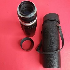 Petri 1:4 F200mm C.C Auto  622542 Camera TELEPHOTO LENS w/ Shade  CASE Euc