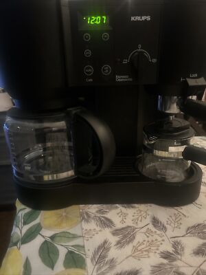 Krups 867 Cafe Bistro 10-cup Coffee and 4-cup Espresso Maker