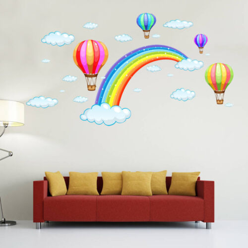  Wandaufkleber Für Das Kinderzimmer Wandtattoo Heißluftballon - Bild 1 von 11