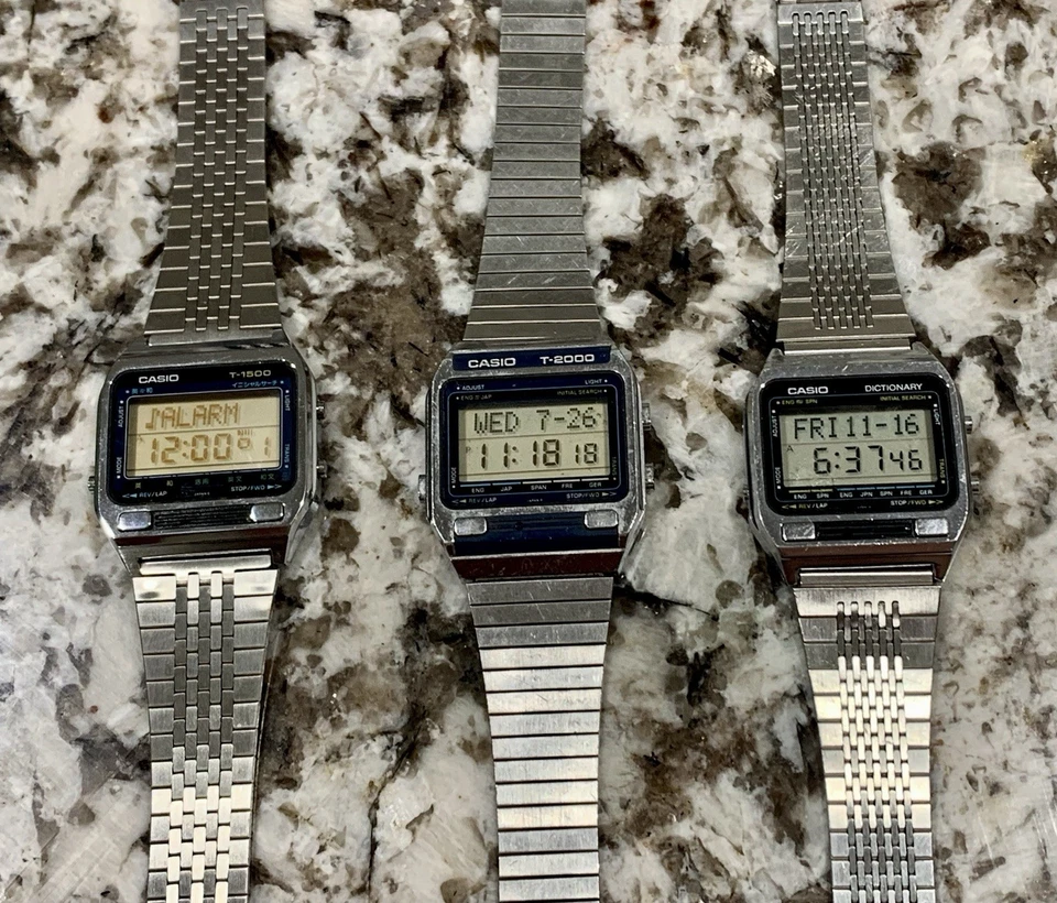 Lote 3x Casio... Casio T-1500 Casio T-2000 Casio TE-2500 Raro De Colección Lote Sin Probar Foto 2 de 4