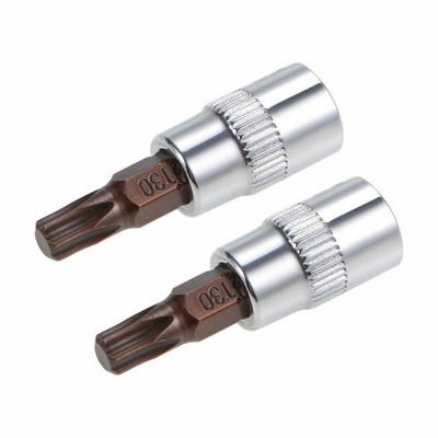 1/4-Inch Drive Bit Socket Torx 38mm Length T30 S2 Steel 2 Pcs Bit-Einsatz