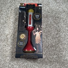 FAO Schwartz Red Bluetooth Vintage-Like Microphone Speaker At The Bottom