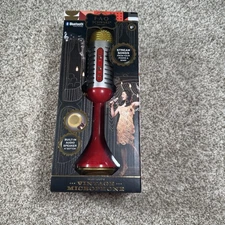 FAO Schwartz Red Bluetooth Vintage-Like Microphone Speaker At The Bottom