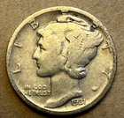Better date 1931 D Mercury Dime.