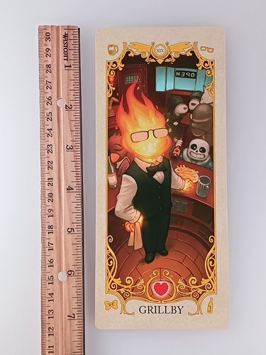 Grillby Tarot Card - UNDERTALE Tarot Art Prints - From Japan - Picture 2 of 5