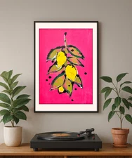 Signed premium limited print - Joe Tully Studio - Modern Art | Lemons