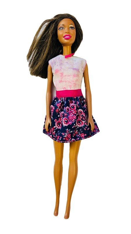 Mattel Color Me Cute Barbie African American  Female Doll With Original Outfit
