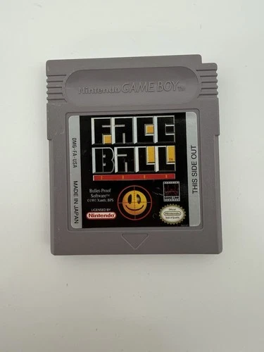 Faceball 2000 - Authentic Original Nintendo GameBoy Game - Tested
