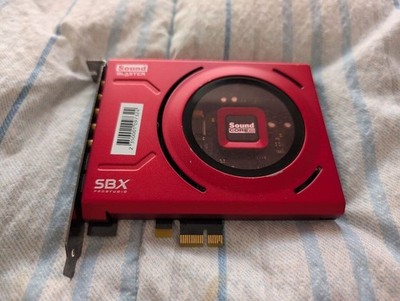 SBX Sound Blaster Rot PCI Express Soundkarte 5 Audio Ports SBX-PRO STUDIO