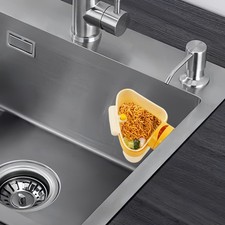 Bathroom Kitchen Sink Drainer Basket, Suction Cup Press Sink Drainer Basket