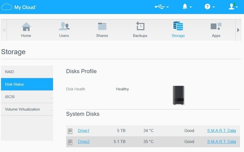 WD My Cloud EX2 NAS, 10TB (2x5TB RAID 0), local access only, Excellent Condition - Afbeelding 19 van 20