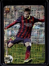 2014-15 Mundicromo Las Fichas Quiz de la Liga Neymar Jr. Bright Refractor #631