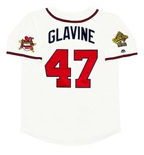Tom Glavine Atlanta Braves 1995 World Series Home White Men's Jersey