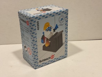 Schlümpfe Schleich 1998 Figur Super Schlumpf 40260 4.0260 Schuldirektor ovp