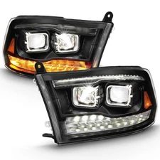 ANZO For Dodge Ram 2500 2009 2010 Headlights Led Projector Plank Style