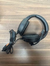 Black Wired Over The Ear Headset With Boom Microphone USB And 3.5 MM Jack 4E
