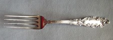 Gorham LUXEMBOURG (1893) Sterling DINNER FORK ~ 6 7/8 Inch- NO monogram