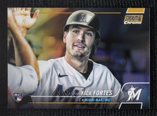 2022 Topps Stadium Club Chrome Gold Refractor 38/50 Nick Fortes #187 0c2