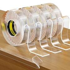 4Pack Clear Edge Protector 0.8inX9.84FT 39.36FT Total Safe Corner Protector,...