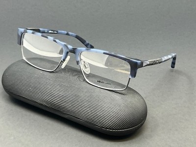 Revo LMSx AXYL RE8016-05 Rectangular Blue 55mm Plastic Men's Optical Eyeglasses