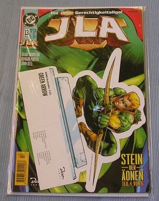 JLA Heft 13 mit Aufsteller 12 Green Arrow - DINO