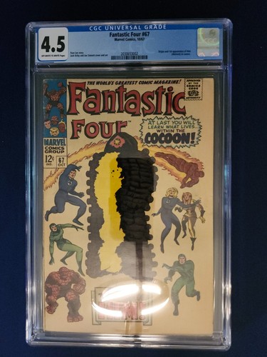 Fantastic Four #67 CGC 4.5 (1967) - 1st Appearance of HIM (Adam Warlock) Cameo!