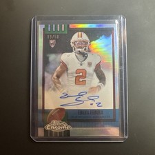 2025 Topps Chrome - Emeka Egbuka Gold Auto /50 (RC, AU) #1990-EE