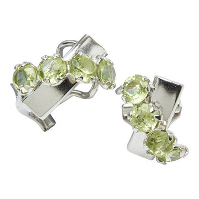 AUTHENTIC Earring K14WG white gold Women