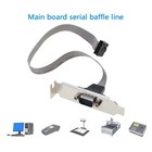 Serial Port 9P DB9 to RS232 Computer Motherboard Chassis Baffle Line Expansion