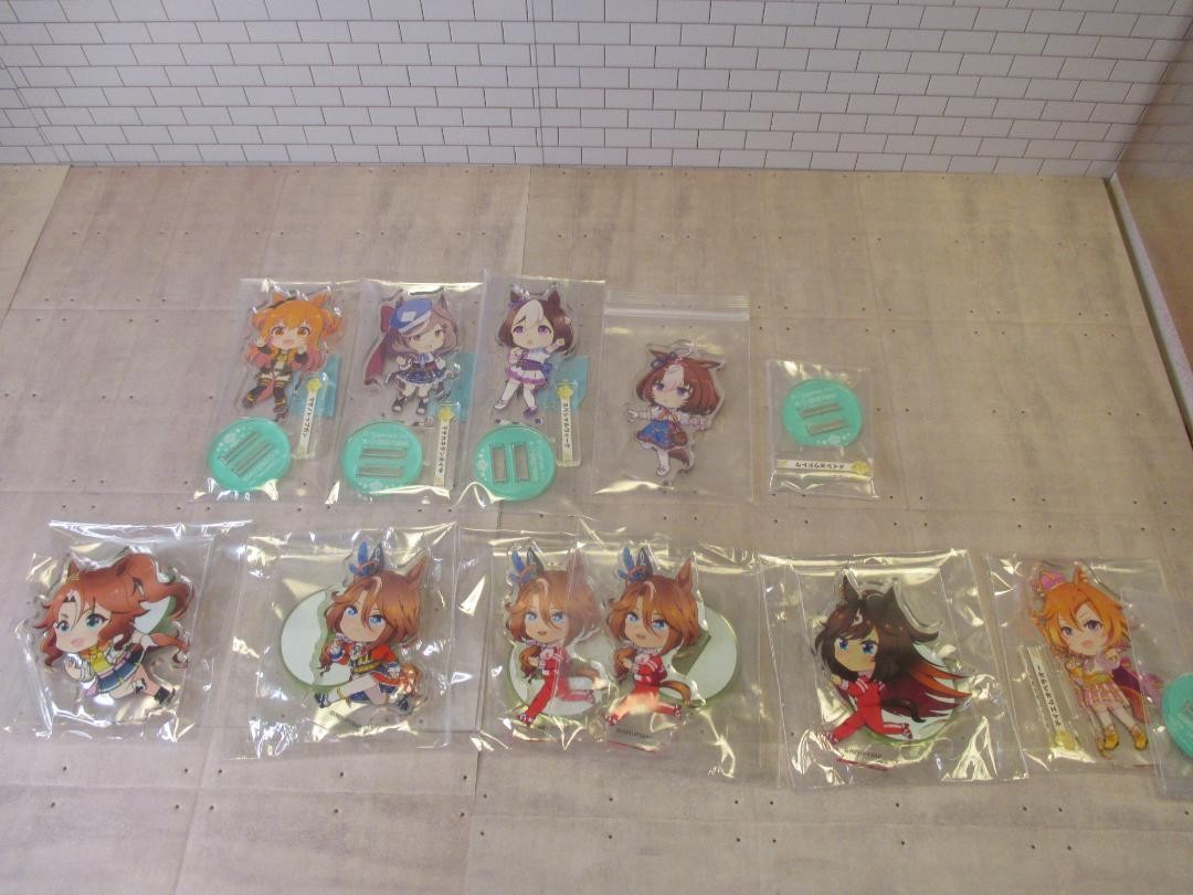 6 Bandai Uma Musume Padoc 10 Full-Sprint Acrylic Stands Set