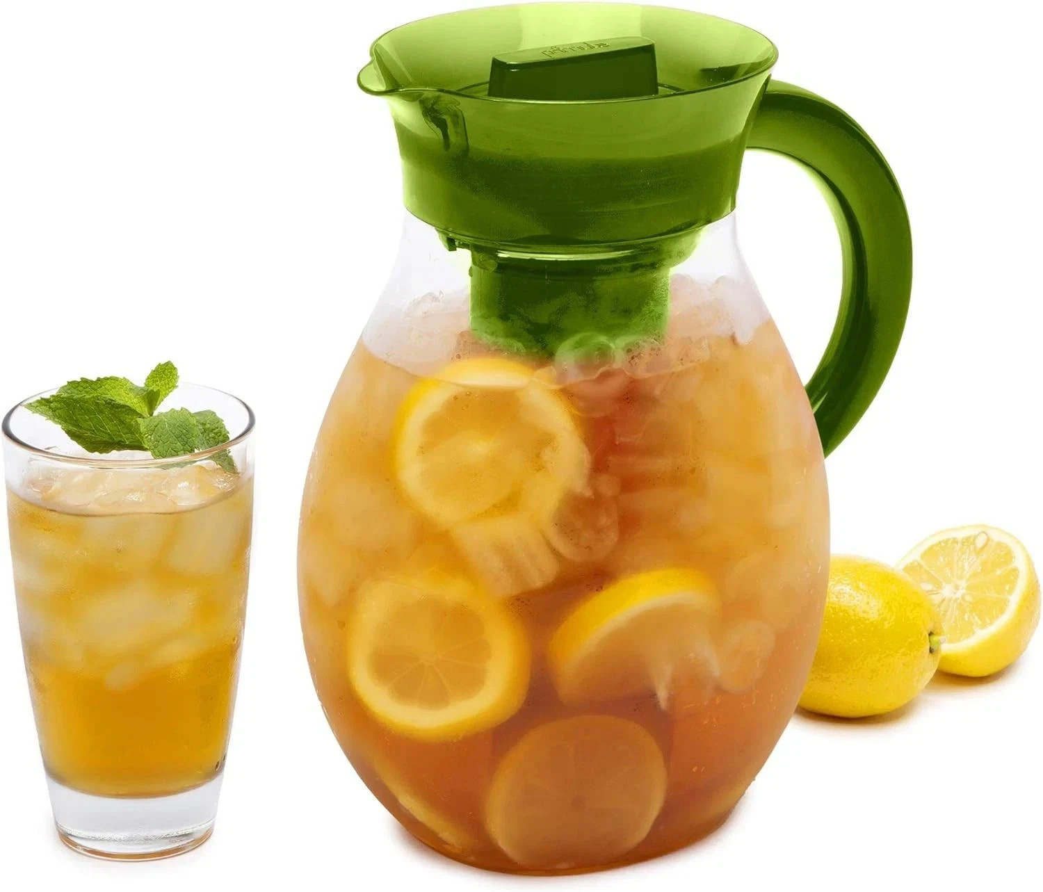 Maker And Infuser, Plastic Beverage Pitcher Green
