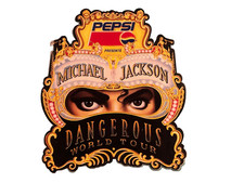 RARO Adesivo Pepsi Michael Jackson "Dangerous World Tour" - 1992 Internal Media