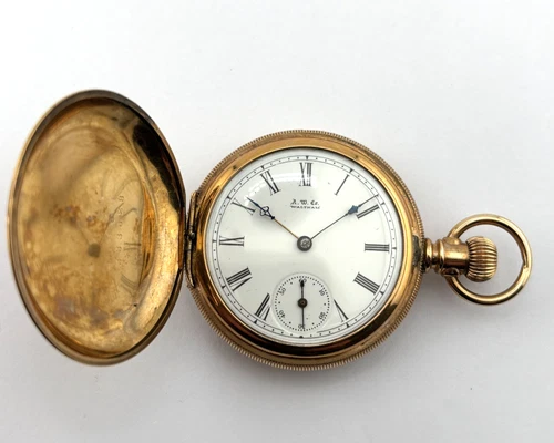 Waltham Antique Mechanical Pocket Watch 7J  6s  Gr.J  4693915  WORKS but Slow