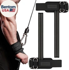 MANUEKLEAR Non-Slip Wrist Straps for Weightlifting Deadlifting, Gym Lifting Stra