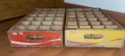 1977 Yellow & 78 Red Vintage Wooden Coca Cola COKE 24 Bottle Crate Carrier Cases