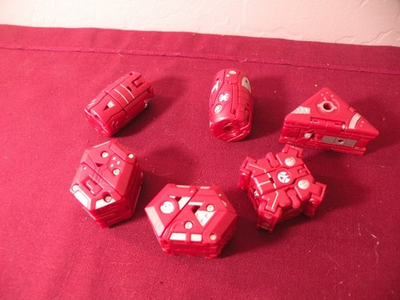 #ad Bakugan Battle Brawlers Pyrus Maxus Dragonoid 7 In 1 Incomplete Missing 1 $42.49