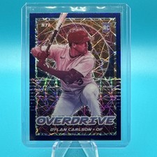 2021 Panini Chronicles - Overdrive Dylan Carlson #21 Blue Velocity Prizm (RC)