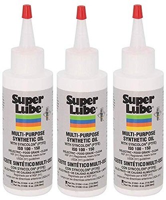Super Lube 51004 Synthetic Oil with PTFE, High Viscosity, 4 oz 4 fluid ounces