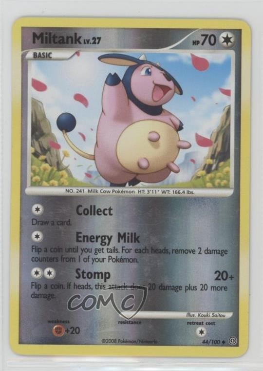 Miltank Reverse Foil Pokémon Diamond & Pearl Stormfront #44 2008