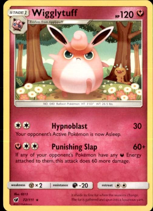 Wigglytuff 72/111 Rare Crimson Invasion NM