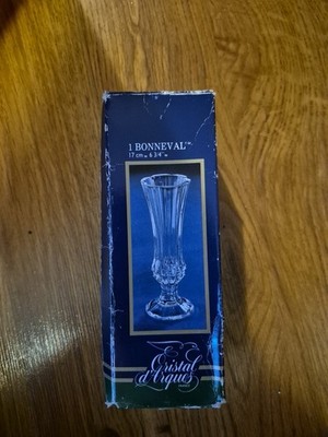 Bonneval by Cristal D'arques-Durand French Lead Crystal Footed Bud Vase