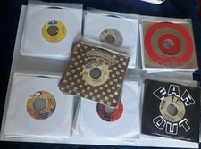 VINTAGE LOT OF 84  NORTHERN SOUL/R&B 1960'S - 1980'S 7" 45 RPM RECORDS VG & EX