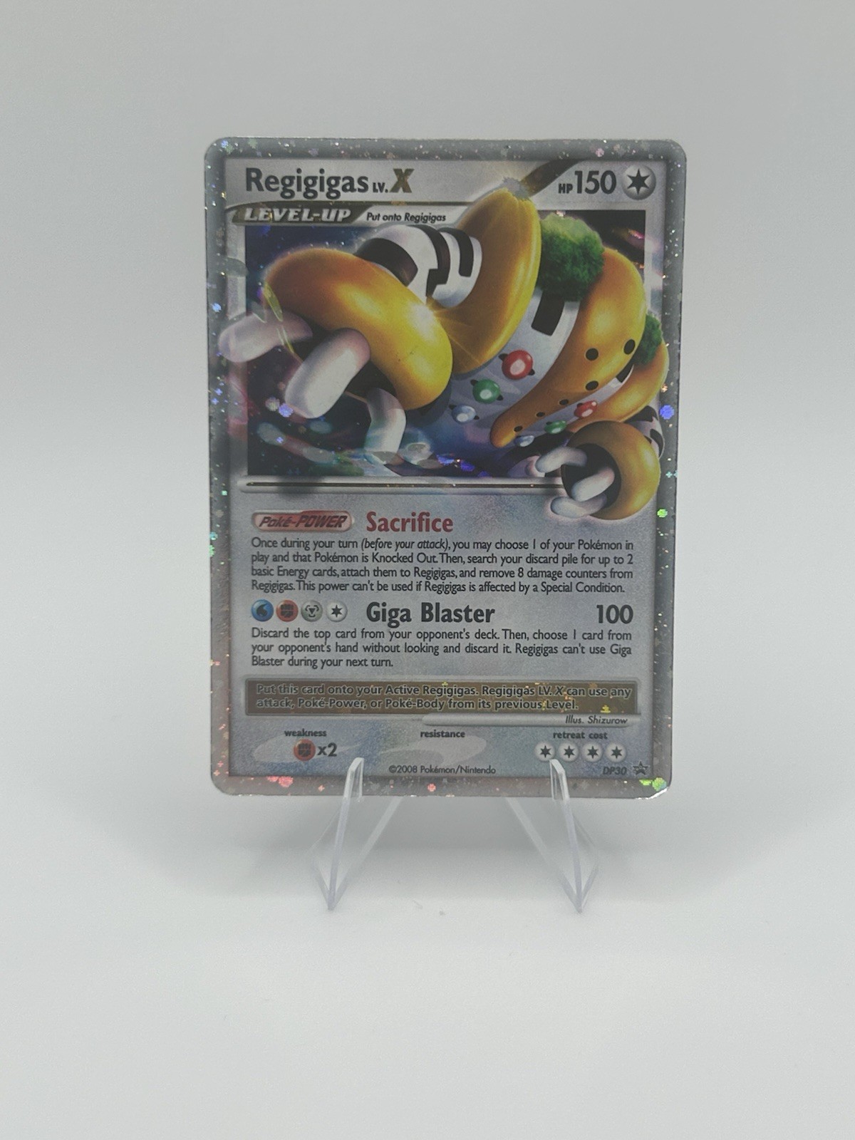 Pokémon TCG Regigigas LV.X DP Black Star Promotional DP30 Holo Promo